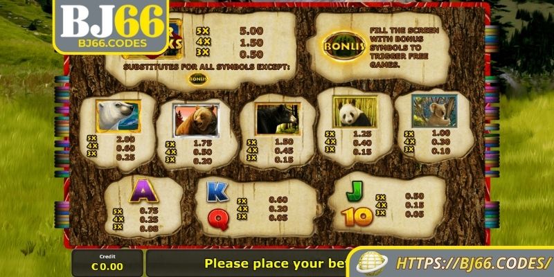 Bear Run BJ66 – Trải Nghiệm Nổ Hũ Hấp Dẫn Tại Nền Tảng 2 Các bước trải nghiệm trò chơi nổ hũ Bear Run BJ66