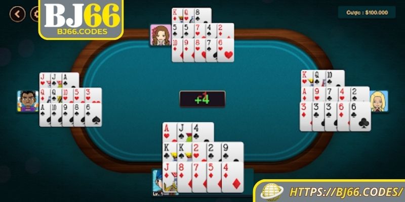 Mậu binh BJ66 giúp hiểu rõ thứ tự và giá trị bài