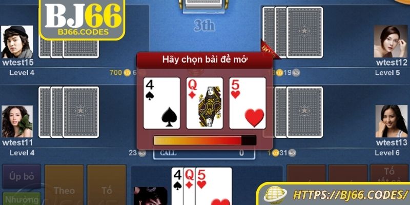 Xì Tố BJ66 – Sân chơi chiến lược đỉnh cao cho dân sành 2 Xì tố BJ66 hướng dẫn quy trình đặt và rút trong từng vòng